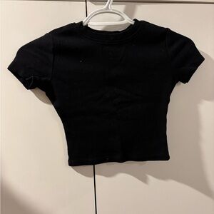 Classic Black crop top
